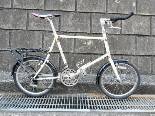 BRUNO(ブルーノ) 20型 クロモリ シマノ8速450mm minivelo BRUNO ブルーノ クロモリ ミニベロ 20インチ 白 BRUNO(ブルーノ) 20型