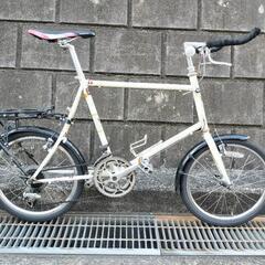 BRUNO ブルーノ　クロモリ　ミニベロ　20インチ　白