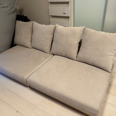 使用期間半年 二人掛けソファ