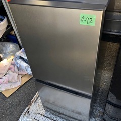 NO 492
 🌈福岡市内配送設置無料✨🌈　冷蔵庫 シルバー AQR-14N-S [幅49.5cm /135L /2ドア /右開きタイプ /2023年]