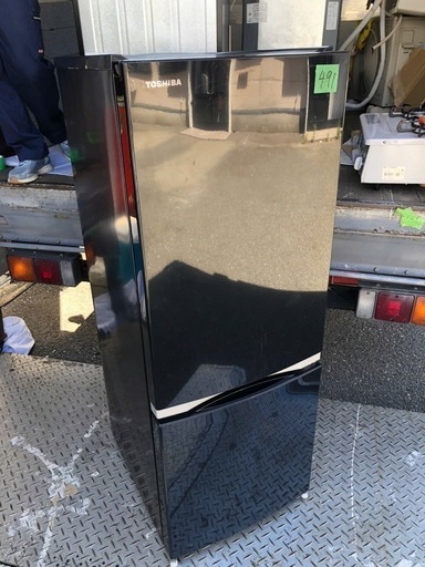 NO 491 福岡市内配送設置無料✨  GR-M15BS-K 冷蔵庫 BSシリーズ ピュアブラック [153L /2ドア /右開きタイプ]