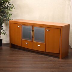 【ヤ取終了10/12】≪zyt1641ジ≫ サイドボード 幅177cm リーフ3160 モリタインテリア? 大塚取扱? 幅180/70インチ/リビング収納/レトロ/中古家具/宮城県仙台市 60907-07 ヤ取終了10/12】≪zyt1641ジ≫ サイドボード 幅177cm リーフ3160 モリタ