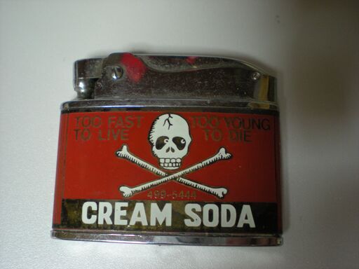 クリームソーダ 原宿 オイル ライター 美品 年代物 ビンテージ vintage