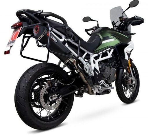 スコーピオンスリップオンマフラー TIGER900 、850 2020-2023