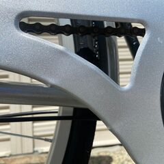 【新品★未使用】　ママチャリ　オートライト　 26インチ　シマノ製6段変速 シルバー