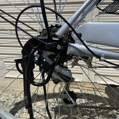 【新品★未使用】　ママチャリ　オートライト　 26インチ　シマノ製6段変速 シルバー
