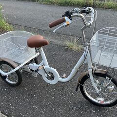 ＜整備済・超美品車＞スイングチャーリー・大人用三輪自転車・シルバー 整備済・超美品車＞スイングチャーリー・大人用三輪自転車・シルバー