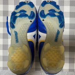 未使用 ミズノ WAVE CUP LEGEND ブルー スパイク　25.5cm