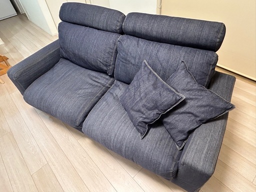 5100円 無印良品 ソファ 2.5シーター デニム - 3人掛けソファ 5100円 無印良品 ソファ 2.5シーター デニム - 3人掛けソファ
