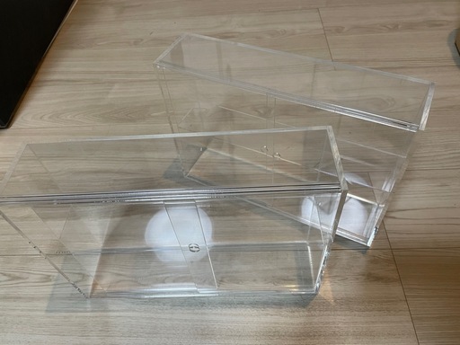 無印良品　アクリルコレクションケース大　２つセット