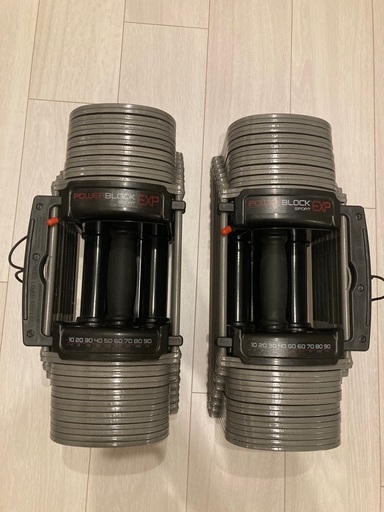 美品)パワーブロックEXP 正規品 POWER BLOCK 美品】PowerBlock 可変式