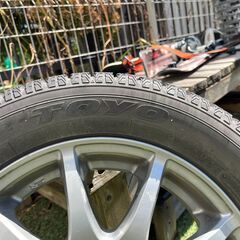 スタッドレスタイヤ　アルミ付き　4本　値段交渉可