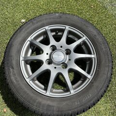 スタッドレスタイヤ　アルミ付き　4本　値段交渉可