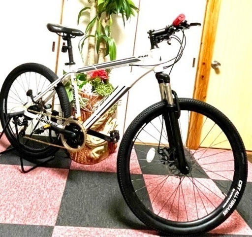 [受付終了]致しました。CANOVER ATLAs  クロス\u0026 マウンテン. Fサス. Wディスクブレ-キ. 3X8 24段式、