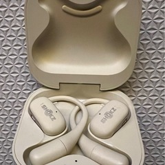 【美品】SHOKZ  OPENFIT(ベージュ) FOCAL POINT T910 ワイヤレスイヤホン　空気伝導 