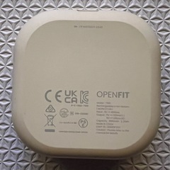 【美品】SHOKZ  OPENFIT(ベージュ) FOCAL POINT T910 ワイヤレスイヤホン　空気伝導 