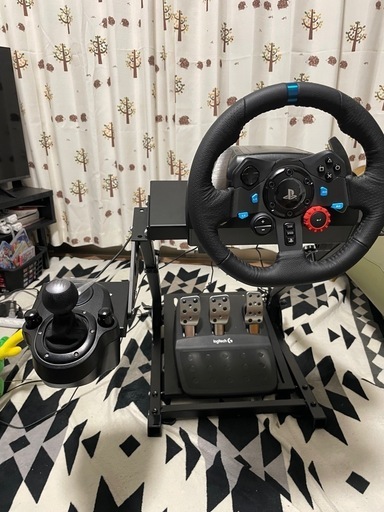 Logitech G29 Driving Force Feedback Racing Wheel Shifter +土台付き　動作確認済み　ハンコン