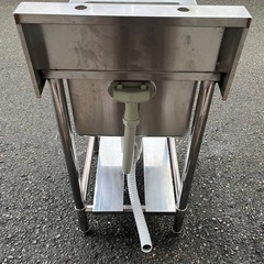 業務用 1槽シンク 幅450×奥600×高さ780+150(mm) BG付き バックガード付き 一層シンク 一層 1層 一槽 厨房機材 厨房機器 店舗用品 大阪