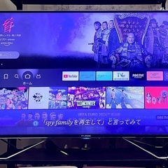 2018年制FUNAI フナイ 49V型 液晶テレビ 取扱説明書・リモコン付き