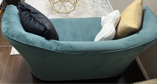 【展示品美品】フランフラン　フルレットソファ　オットマン付　直接引き取り歓迎 美品】ソファー Francfranc 展示品美品】フランフラン フルレット