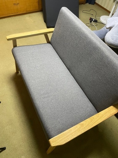 二人がけソファ