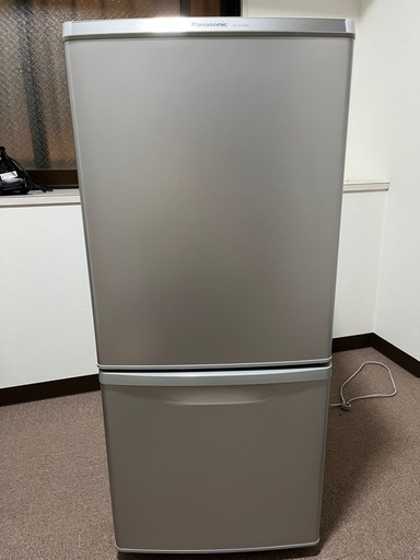 【美品】Panasonic 冷蔵庫 138L　NR-B14AW-S 2018年製