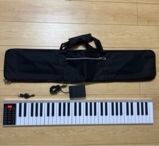 電子ピアノ　61鍵　薄型　ニコマク