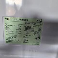 AQUA　ノンフロン冷凍冷蔵庫　2019年製