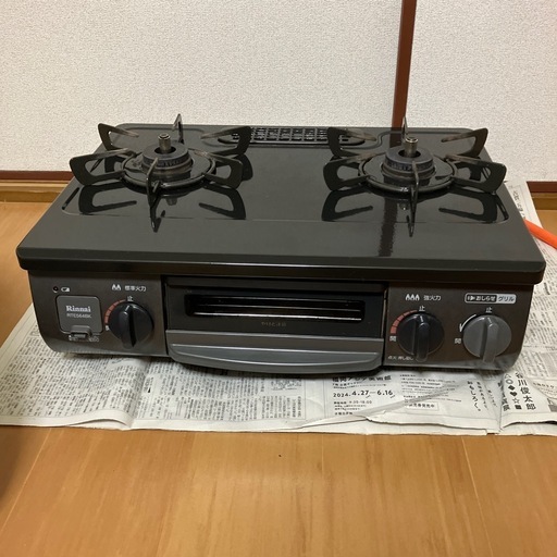 【値下げ】リンナイガスコンロLPガス　　右強火