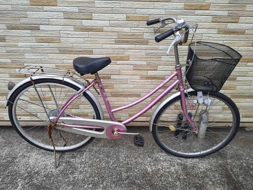 中古自転車 変速無し 26インチ ブロックダイナモ 軽整備済み 防犯登録対応 町田市 相模原市 MM415