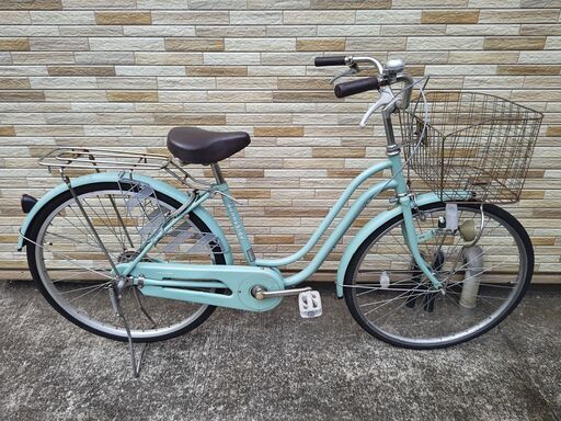 中古自転車 変速無し 26インチ ブロックダイナモ 軽整備済み 防犯登録対応 町田市 相模原市 MM416