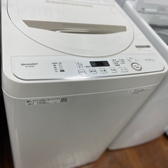 送料・設置込み可　洗濯機　4.5kg SHARP 2019年