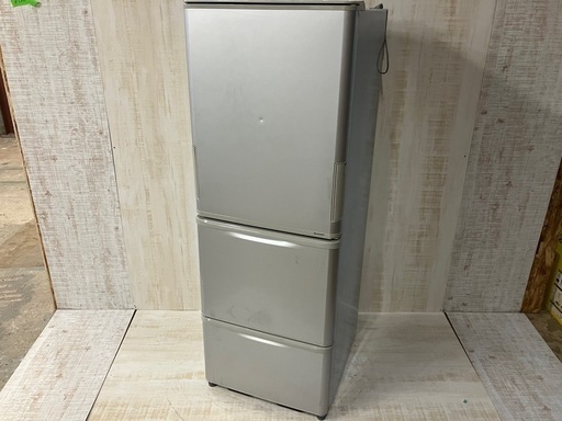 ♻️2013年製 SHARP両開きノンフロン冷凍冷蔵庫 350L 【ネット決済・配送可・3ヶ月保証】