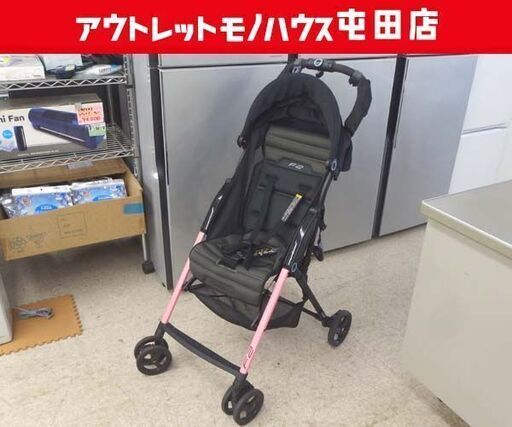 コンビ ベビーカー F2 AB-240 ブラック×ローズピンク B型 7ヶ月-36ヶ月頃（体重15kg以下）札幌市北区屯田店