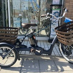 ラクットワゴン 電動アシスト三輪車 ブリヂストン サファイヤブルー