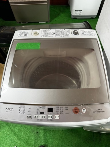 ご来店時、ガン×2お値引き‼️ AQUA(アクア) 2018年製7.0 kg 洗濯機