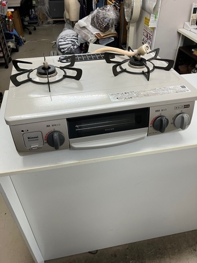 取引場所 南観音 I2409-406 リンナイ ガステーブル 都市ガス用 2021年製 RTE564BER 汚れキズあり