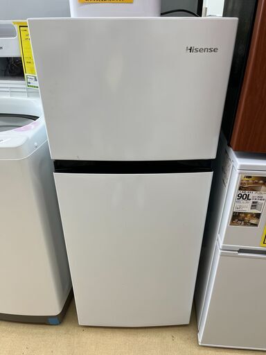 ★ジモティー割有★　Hisehse　HR-B12E2W　2ドア冷蔵庫　2022年製　IKD-417