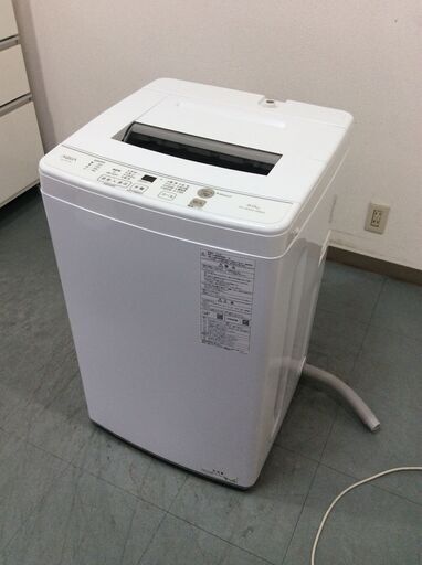 （9/28受渡済）JT9536【AQUA/アクア 6.0㎏洗濯機】美品 2023年製 AQW-KS6N 家電 洗濯 簡易乾燥付