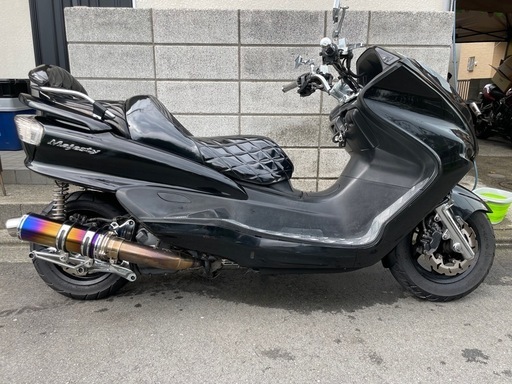 マジェスティC ヤマハ sg03j ローダウン 5連メーター 笹谷パーツ