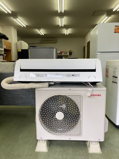 【リサイクルショップ　ピカソ　小松原】2022年製 東芝 TOSHIBA 6畳用 100V エアコン RAS-H221M-W★8273★