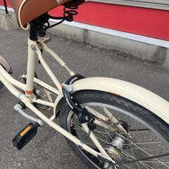 ★786　BRIDGESTONE　ミニベロ(アイボリー)　リサイクルマート鹿児島宇宿店