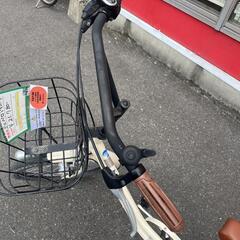 ★786　BRIDGESTONE　ミニベロ(アイボリー)　リサイクルマート鹿児島宇宿店