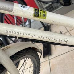 ★786　BRIDGESTONE　ミニベロ(アイボリー)　リサイクルマート鹿児島宇宿店