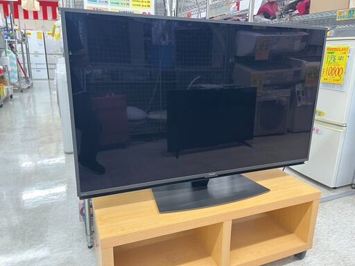 シャープ　4K内蔵　50V液晶テレビ　スマートテレビ　2021年製　6カ月保証