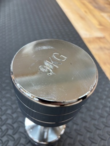 クロム仕上げのダンベルセット 1〜9kgペア ラックセット ダンベル