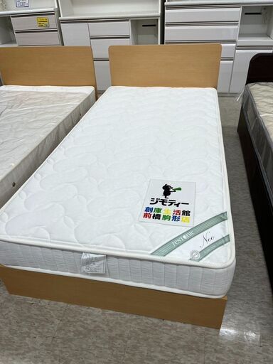大塚家具　シングルベッド　引出し付き