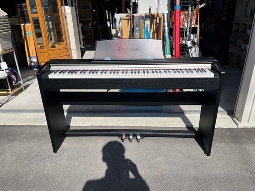 電子ピアノ カシオ Privia PX-730 BK 88鍵盤 3ペダル 動作確認 音出しOK 中古美品 ③