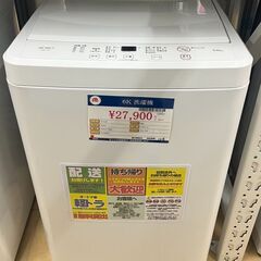 ヤマダ　洗濯機　6kg　2024年式　YWM-T60L　中古品
