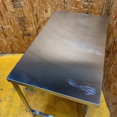 a(6662) ステンレス作業台 三方枠仕様 厨房 調理台 飲食店 作業台 直接お引き取り歓迎 大阪 W1000D600H800